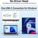 15.6" Portable Dual Monitor 1920x1080p 60Hz
