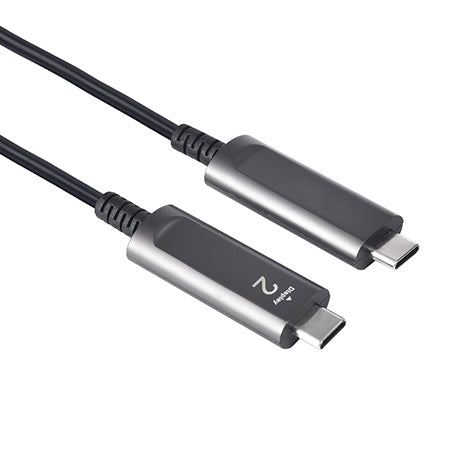 NÖRDIC 15m Active AOC Fiber cable USB 3.1 Gen2 Type C to Type C 4K 60Hz 10Gbps PD60W