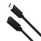 NÖRDIC 1,5m USB3.2 Gen2 SuperSpeed USB 10Gbps USB-C till C PVC förlängningskabel med Power Delivery 100W, 4K60Hz video och Emarker