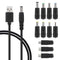 NÖRDIC 1m Power cable USB to DC with 11 connectors USB DC Power