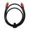 NÖRDIC 1m USB3.2 Gen2 SuperSpeed USB 10Gbps USB-C to C nylon braided cable with Power Delivery 100W, 4K60Hz video and Emarker