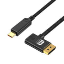 NÖRDIC 1m USB-C to DisplayPort 2.1 cable 16K60Hz 8K120Hz 2K/4K240Hz 80Gbps Thunderbolt 5/4/3 to DisplayPort 2.1