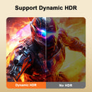 NÖRDIC 1 m nylon braided DisplayPort 2.1 cable DP80 UHBR20 80Gbps 16K/10K/8K@60Hz 4K@165/144Hz DSC 1.2a HDR HDCP 2.2 FreeSync G-Sync