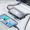 NÖRDIC 1 to 10 USB-C docking station 2xHDMI 4K60Hz 3xUSB3.0, 1xUSB-C, 1xRJ45 GigaLan, 1xPD100W, 1xSD & 1xMicroSD