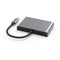 NÖRDIC 1 to 4 USB-C Docking Station 3 Monitors 2xDP 4K60Hz, 1xHDMI 4K60Hz 1x USB-C PD100W