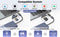 NÖRDIC 1 to 10 USB-A & C DisplayLink docking station 2xHDMI, 1xVGA, 2xUSB3.0, 1xRJ45, 2xSD/TF, 2x3.5mm