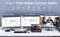 NÖRDIC 1 to 10 USB-A & C DisplayLink docking station 2xHDMI, 1xVGA, 2xUSB3.0, 1xRJ45, 2xSD/TF, 2x3.5mm
