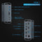 NÖRDIC 1 to 15 USB-C docking station triple monitors 2xHDMI 1xDP 4K60Hz 7xUSB 1xUSB-C PD65W 1xRJ45 1xSD 1xMicro SD Thunderbolt 3/4 USB4