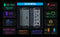 NÖRDIC 1 to 15 USB-C docking station triple monitors 2xHDMI 1xDP 4K60Hz 7xUSB 1xUSB-C PD65W 1xRJ45 1xSD 1xMicro SD Thunderbolt 3/4 USB4