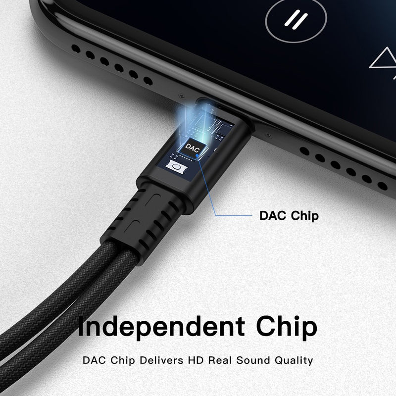 NÖRDIC 1 to 2 USB-C to 2xUSB-C Headphone Adapter with 60W Charging
