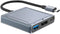 NÖRDIC 1 to 3 Docking station USBC to 1xDP 8K60Hz 1xUSBC 100W PD and 1xUSB-A 5Gbps