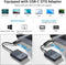 NÖRDIC DisplayLink 1 to 4 Docking Station 2xHDMI 2K@60Hz USB-A & USB-C Compatible with USB 4, Windows and Mac1