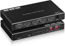 NÖRDIC 1 to 4 HDMI 2.1 Splitter 8K 60Hz 4K120Hz VRR Free-/G-Sync CEC, S/PDIF Extractor