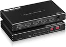 NÖRDIC 1 to 4 HDMI 2.1 Splitter 8K 60Hz 4K120Hz VRR Free-/G-Sync CEC, S/PDIF Extractor