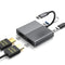 NÖRDIC  1 to 4 USB-C Docking station 2xHDMI Dual Monitor 1xUSB-C PD100W 1xUSB-a 5G