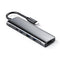 NÖRDIC 1 to 5 C USB Docking 1xHDMI 4K 30Hz 1xUSB C 60W PD 3xUSB3.1 5Gbps aluminum space Gray