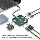 NÖRDIC 1 to 9 Magnetic USB-C Docking Station 1xHDMI 4K60Hz, 1xUSB-C, 1xUSB-C PD 100W, 1xUSB-A, 1xM.2 SSD, 1xSD, 1xMicroSD, 1x3.5 mm AUX