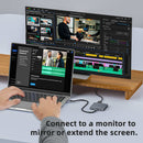 NÖRDIC 1 to 9 Magnetic USB-C Docking Station 1xHDMI 4K60Hz, 1xUSB-C, 1xUSB-C PD 100W, 1xUSB-A, 1xM.2 SSD, 1xSD, 1xMicroSD, 1x3.5 mm AUX