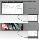 NÖRDIC 20cm Displayport to HDMI 4K60Hz Dynamic HDR 18Gbps