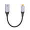 NÖRDIC 20cm adapter USB-C to HDMI 2.1 8K30Hz 4K120Hz 48Gbps HDR Compatible with Thunderbolt 3 and 4