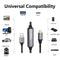 NÖRDIC 20m Active USB 3.0 A to C Cable, 5Gbps Super Speed USB Cable Compatible with VR, Camera, Docking Station and More