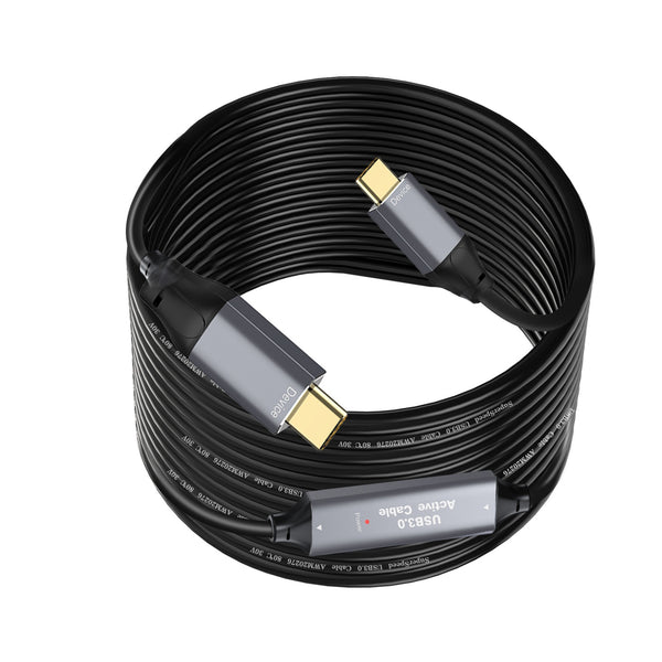 NÖRDIC 20m Active USB 3.0 C to C Cable, 5Gbps Super Speed USB Cable