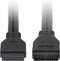 NÖRDIC 20 pin USB header extension cable male to female 25cm