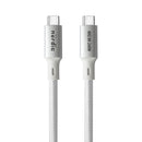 NÖRDIC 25cm USB4 USB-C to C nylon braided cable PD3.1 with 240W fast charging 40G 8K60Hz 4K120Hz 5K60Hz 2x4K60Hz Emarker