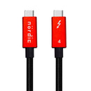 NÖRDIC 2,5m Thunderbolt 4 USB-C kabel 40Gbps 100W laddning 8K video kompatibel med USB 4 och Thunderbolt 3