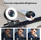 NÖRDIC 2K 30fps 4MP Webcam with ring light 5X zoom 1/2.8 CMOS sensor