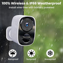 NÖRDIC 2K Surveillance Camera 2.4/5G Wireless Outdoor, Cloud Storage, Waterproof, Night Vision