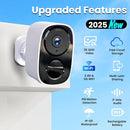 NÖRDIC 2K Surveillance Camera 2.4/5G Wireless Outdoor, Cloud Storage, Waterproof, Night Vision