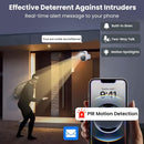 NÖRDIC 2K Surveillance Camera 2.4/5G Wireless Outdoor, Cloud Storage, Waterproof, Night Vision