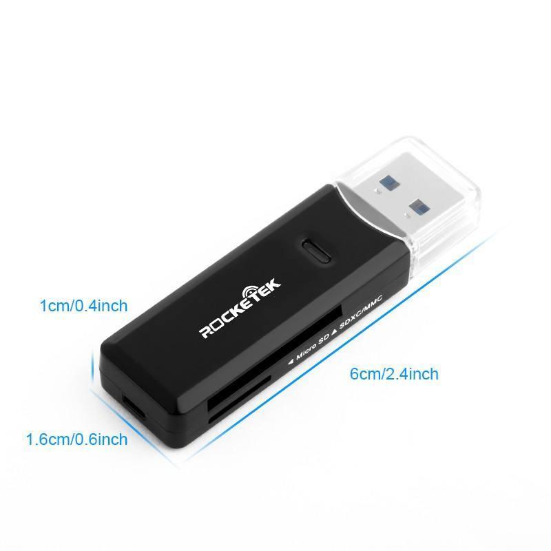 NÖRDIC USB 3.0 Kortläsare 2 Slot SD, MicroSD UHS-I