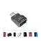 NÖRDIC 2 in 1 OTG USB3.1 A adapter to USB-C with card reader 2TB TF / Micro SD / Micro SDHC / Micro SDXC