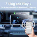 NÖRDIC 2-in-1 Wireless Android CarPlay Dongle, with USB-C Adapter, Plug & Play, WiFi 5.8GHz, Supports iOS 10+ and Android 11+