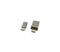 NÖRDIC 2 in 1 kit USB adapter C to A USB 3.1 and USB C to Micro USB