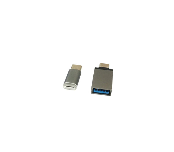 NÖRDIC 2 in 1 kit USB adapter C to A USB 3.1 and USB C to Micro USB