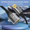 NÖRDIC 2m Displayport 1.4 extension cable UHD 8K60Hz 4K144Hz 32.4Gbps 10-bit HDR double shielded