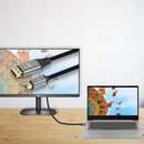 NÖRDIC 2m Mini DisplayPort to DisplayPort cable 8K@60Hz 4K@240Hz 32.4Gbps