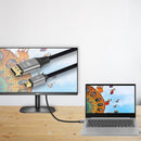 NÖRDIC 2m Mini DisplayPort to DisplayPort cable 8K@60Hz 4K@240Hz 32.4Gbps