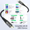 NÖRDIC 2m Thunderbolt 5 cable 80Gbps data transfer 240W Charging 120Gbps bandwidth 16K60Hz 8K60Hz 4K540Hz