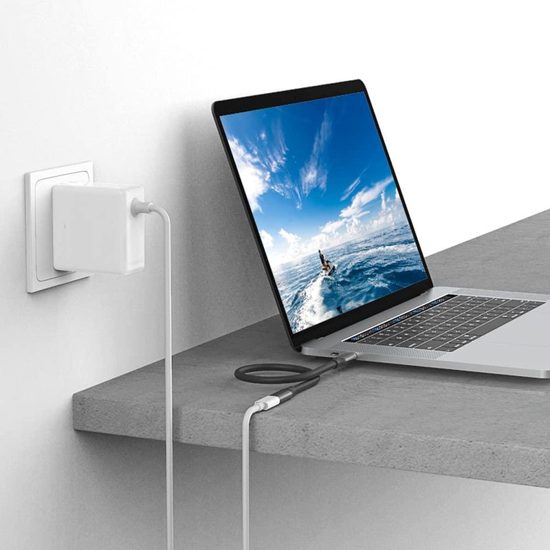NÖRDIC 2m USB2.0 USB-C ha to C ho extension cable 2.4A 480Mbps 12W