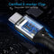 NÖRDIC 2m USB3.2 Gen2 SuperSpeed USB 10Gbps USB-C to C nylon braided cable with Power Delivery 100W, 4K60Hz video and Emarker