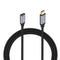 NÖRDIC 2m USB3.2 SuperSpeed USB 5Gbps USB-C to C extension cable with Power Delivery 60W and 4K60Hz video