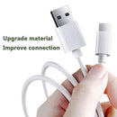 NÖRDIC 2m USB C 2.0 to USB A cable 480Mbps white