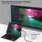 NÖRDIC 2m USBC to Displayport cable UHD 4K 60Hz DP 1.2 21.6Gbps HDCP Alt Mode Over USB C, Aluminum connectors Space Gray