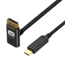 NÖRDIC 2m USB-C to DisplayPort 2.1 cable 16K60Hz 8K120Hz 2K/4K240Hz 80Gbps Thunderbolt 5/4/3 to DisplayPort 2.1