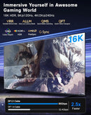 NÖRDIC 2m USB-C to DisplayPort 2.1 cable 16K60Hz 8K120Hz 2K/4K240Hz 80Gbps Thunderbolt 5/4/3 to DisplayPort 2.1