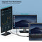 NÖRDIC 2m USBC to DisplayPort cable UHD 4K 60Hz DP 1.2 21,6Gbps HDCP Alt Mode Over USB C Aluminum contacts Space Gray